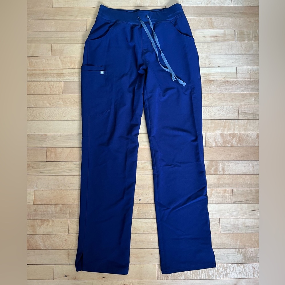 Figs Navy Tall Kade Cargo Scrub Pants
